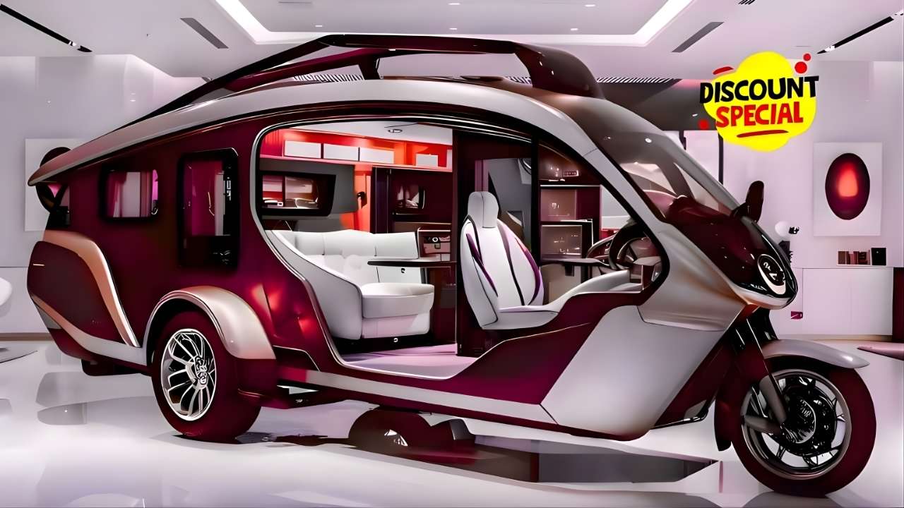 2026 Tricycle RV Camper Revealed with Ultra-Modern Design and Compact Luxury Comfort